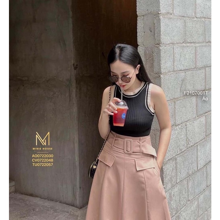 Áo len sát nách viền lai màu TT2107