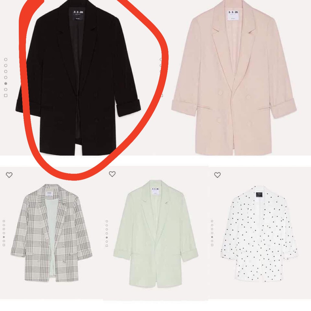 (TRẢ ORDER) - HÀ KHÁNH LINH 1 BLAZER ĐEN S