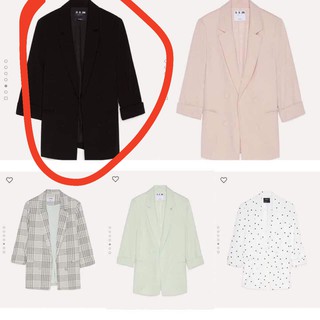 (TRẢ ORDER) - HÀ KHÁNH LINH 1 BLAZER ĐEN S
