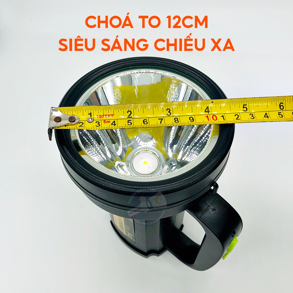 Đèn pin cầm tay siêu sáng 180W YUXING F4 LED chiếu xa chống nước sạc điện pin bền tiện dụng khi đi picnic và phượt