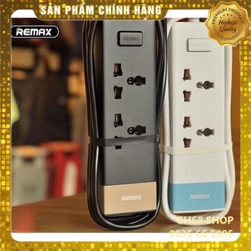 Củ Sạc Kèm ổ điện RU-S3 EU REMAX Trắng Bạc, Vàng Đen