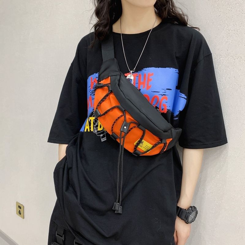 Túi đeo chéo có dây rút unisex [ORDER]