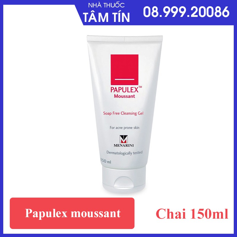 [CHÍNH HÃNG ] Sữa rửa mặt Papulex moussant soap free cleansing gel