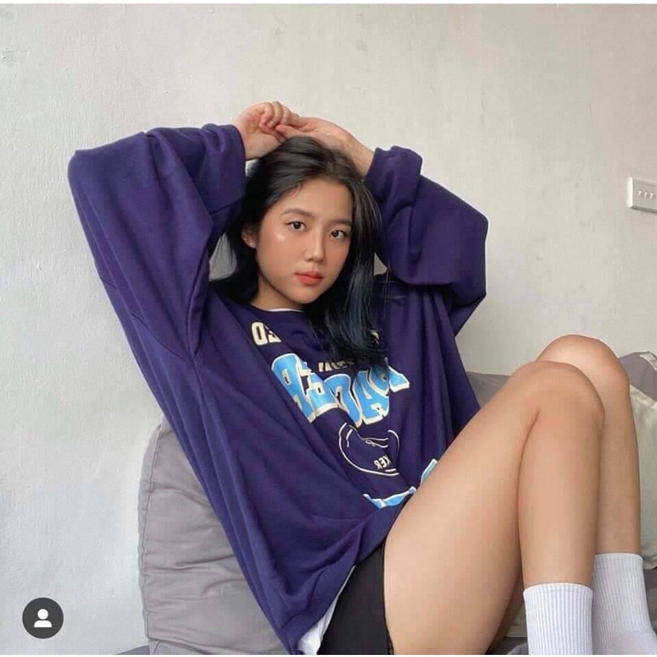  Áo Nỉ Sweater Nữ Form Rộng Vải Nỉ Bông Dày Dặn phong cách Ulzzang CAMASTORE AN31 | BigBuy360 - bigbuy360.vn