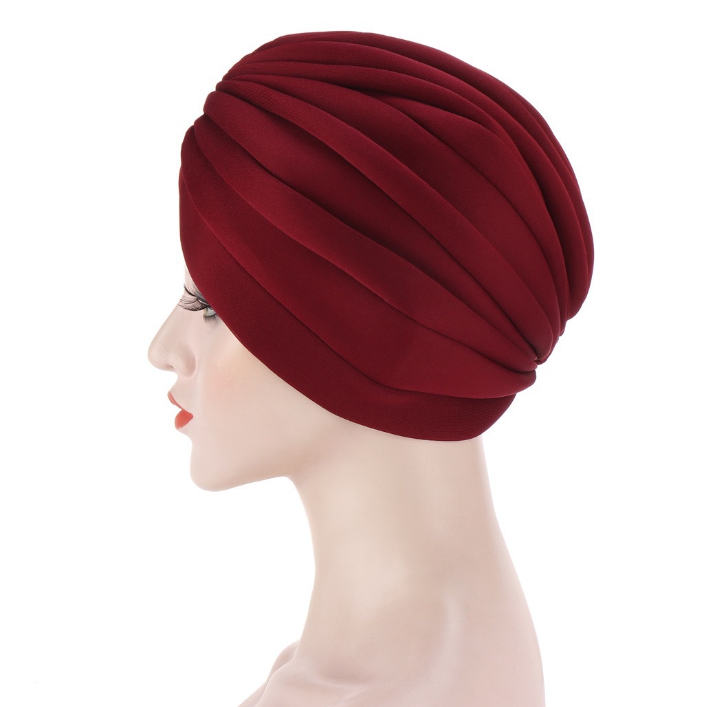 Mũ Trùm Đầu Vải Cotton Co Giãn Phong Cách Hồi Giáo Mới 2021 Cho Nữ