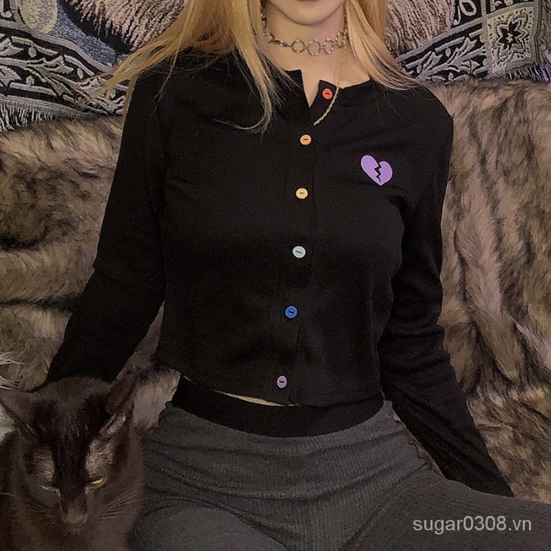 Áo thun ngắn màu trắng đen thời trang mùa hè 2020 phong cách Âu Mỹ cho nữ ImO2
 | BigBuy360 - bigbuy360.vn