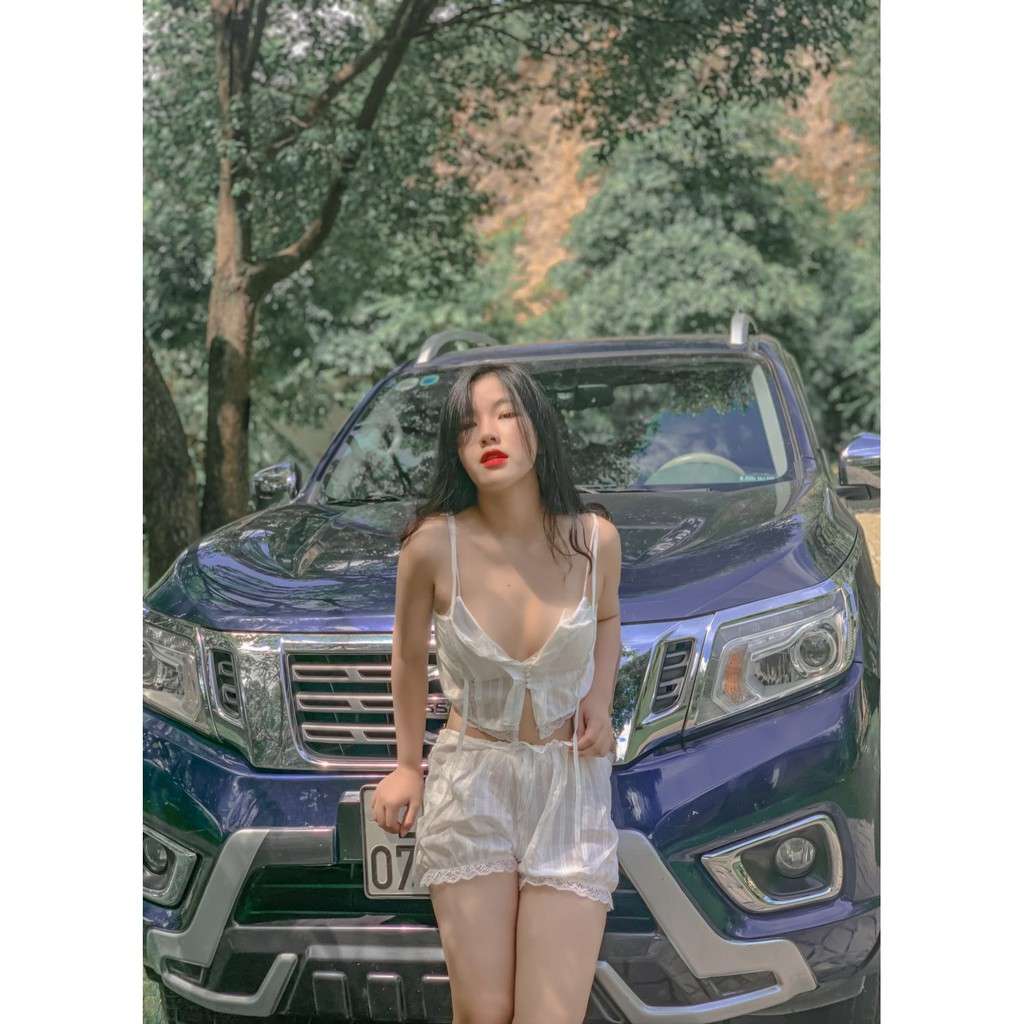 (M25) Set đồ ngủ hai dây sexy cao cấp Đầm mặc nhà gợi cảm quyến rũ | BigBuy360 - bigbuy360.vn