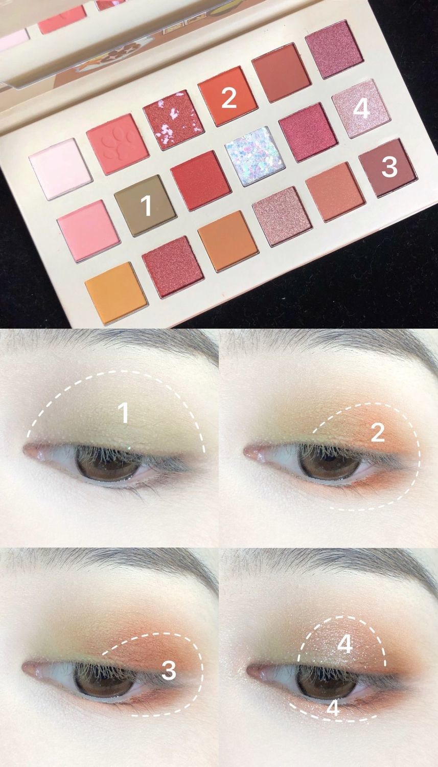 [Hàng mới về] Bảng Phấn Mắt Mugeleen 18 Màu Lấp Lánh Sắc Tố Cao Cao Cấp | BigBuy360 - bigbuy360.vn