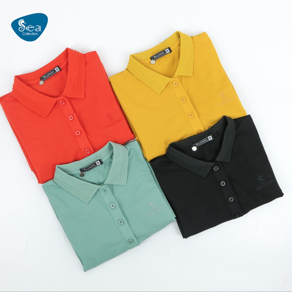 Đầm Thun Polo Nữ Sea Collection Thêu Logo Sea 9030