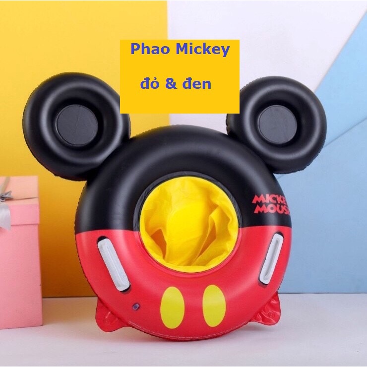 Phao bơi tặng kèm bơm phao, hình thú xinh xắn chống lọt cho bé gái bé trai, phao nhỏ gọn tiện lợi TR15