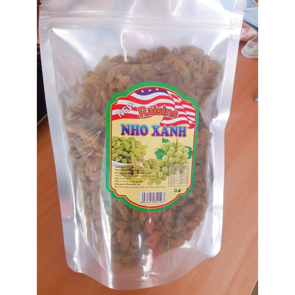 500g nho xanh ninh thuận loại 1 thơm ngon