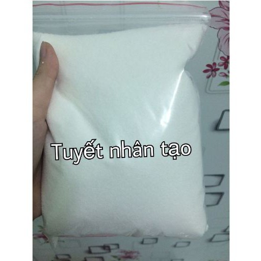 100gr Tuyết Nhân Tạo Nguyên Liệu Làm Slime Mây  shop bansigudetama