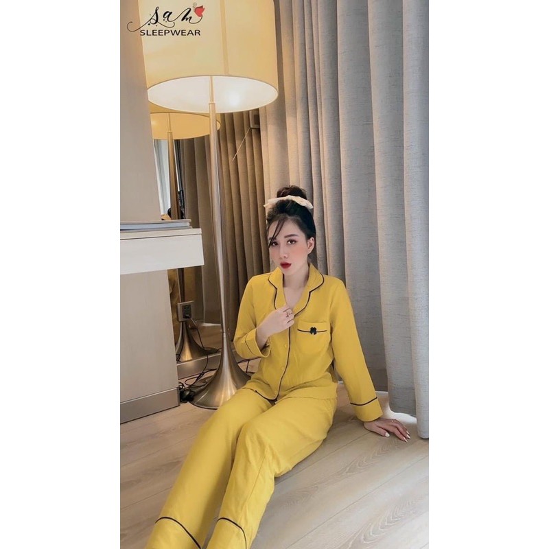 BỘ PIZAMA NHUNG TĂM TRƠN 6 MÀU | BigBuy360 - bigbuy360.vn