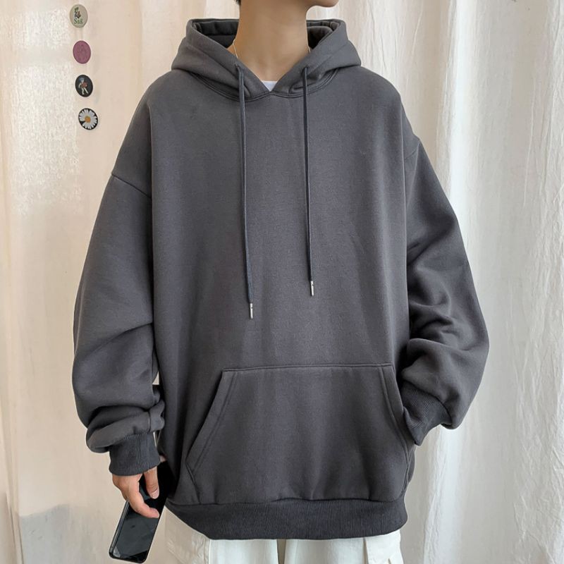 GIÁ TRẢI NGHIỆM - ÁO HOODIE TRƠN OVERSIZE HÀN QUỐC - ẢNH CHỤP TẠI XƯỞNG CAM KẾT HÀNG ĐẸP Y HÌNH