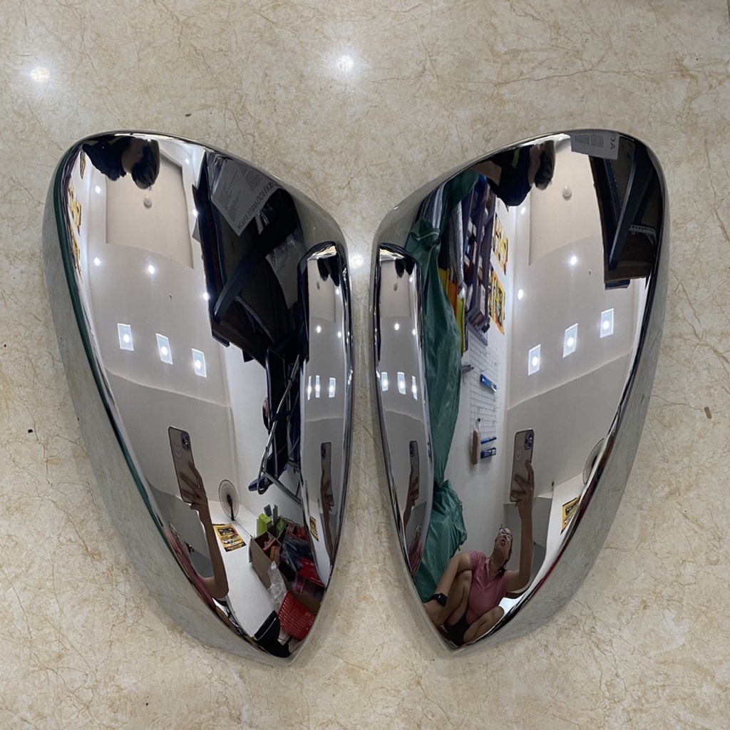 Ốp gáo gương xe Toyota Veloz, Avanza 2022 2023 mạ crom cao cấp chống xước cho xe