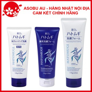Sữa rửa mặt trắng da Hatomugi hạt ý dĩ 130g Nội Địa Nhật Bản