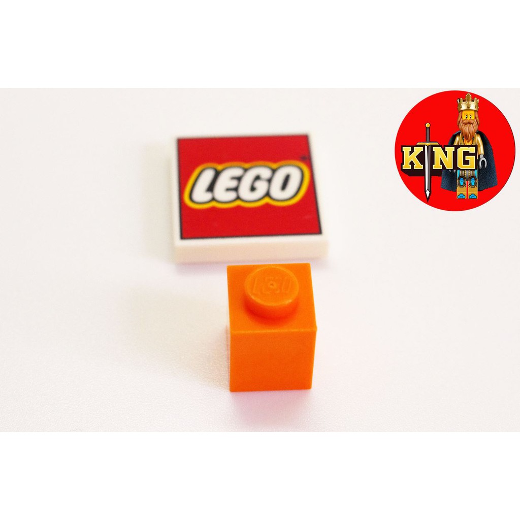 LEGO 3005 1x1 base brick Orange