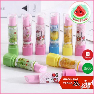 Tẩy bút chì hình thỏi son hello kitty - gôm bút chì độc đáo 🍉duashop🍉