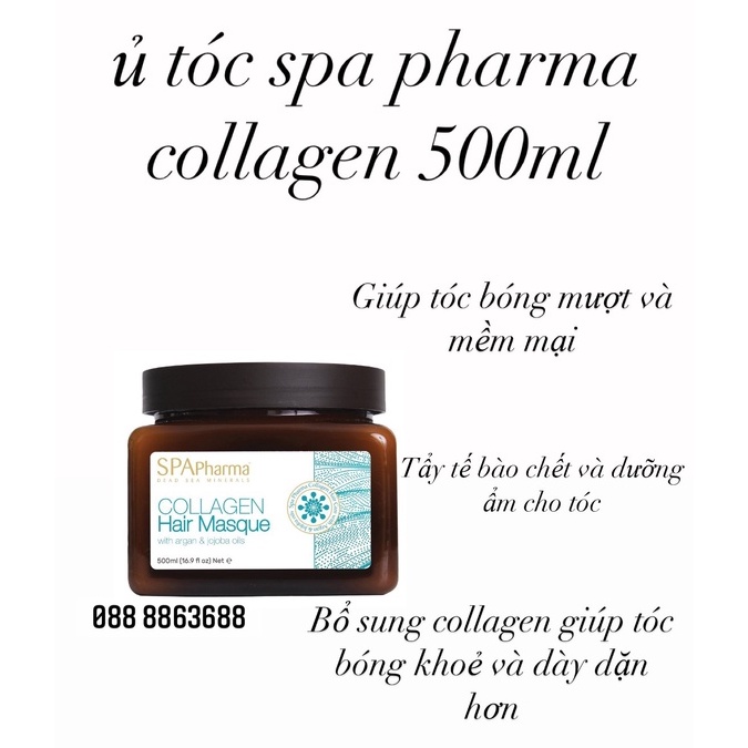 Ủ tóc Spa Pharma Collagen nội địa Pháp - S+Care