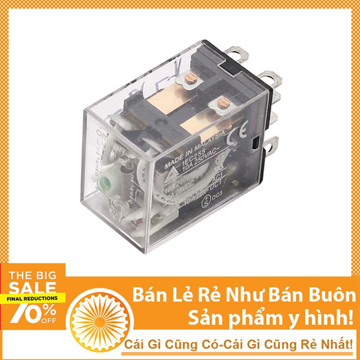 Công Tắc Điện Tử Relay Omron 24V 8P 10A