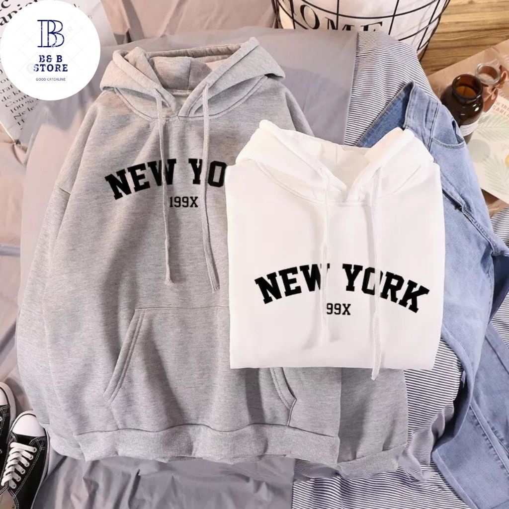 ÁO HOODIE IN NEW YORK 199X SIÊU ĐẸP NHIỀU MÀU NHIỀU SIZE