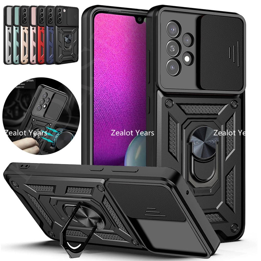 Ốp Điện Thoại Chống Sốc Có Giá Đỡ Bảo Vệ Camera Cho Samsung Galaxy A53 A33 A13 A23 5G