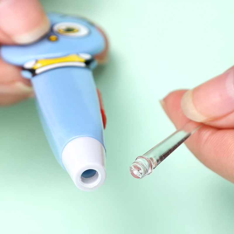 Bộ Dụng Cụ Vệ Sinh Tai Có Đèn LED Họa Tiết Hoạt Hình Dễ Thương