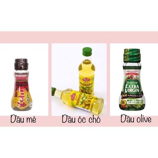 Combo 3 chai dầu ăn cho bé ( Mè, Olive, Óc chó )