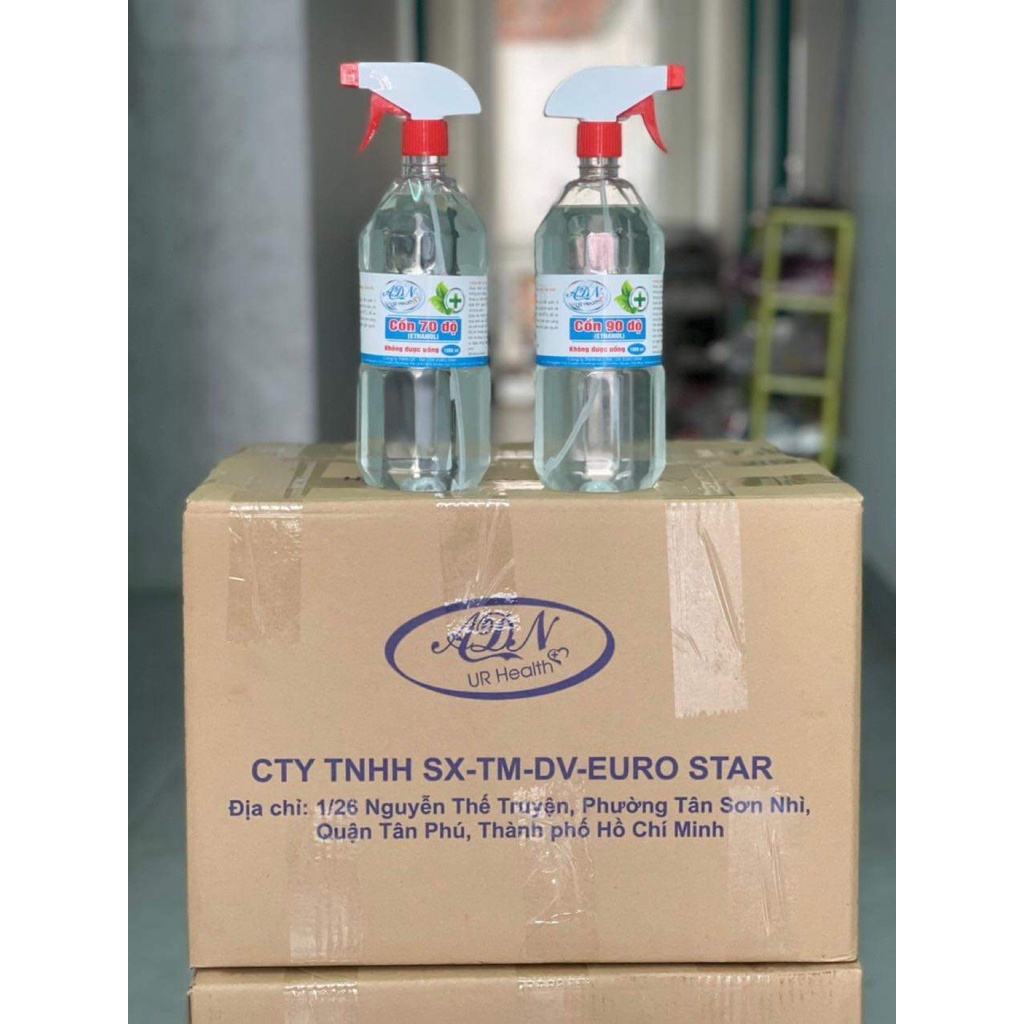 Cồn sát khuẩn y tế ADN 70/90 độ ( ethanol ) có loại 500ml/1000ml có vòi xịt ( Hỏa Tốc 2H HCM )