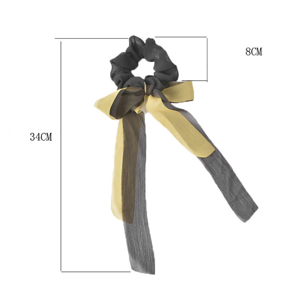 Dây Buộc Tóc Ruy Băng Thắt Nơ Co Giãn Phong Cách Hàn Quốc Cho Nữ