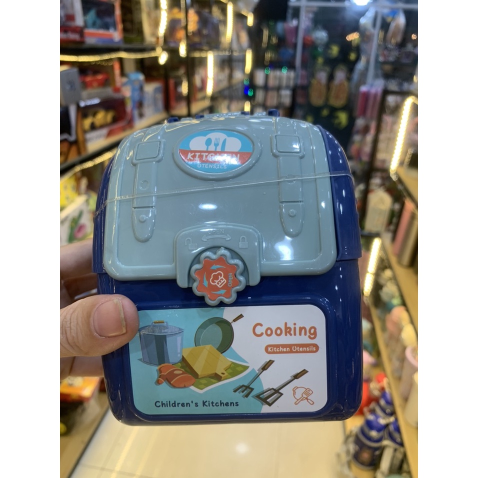 Bộ đồ chơi balo nhà bếp, y tế mini