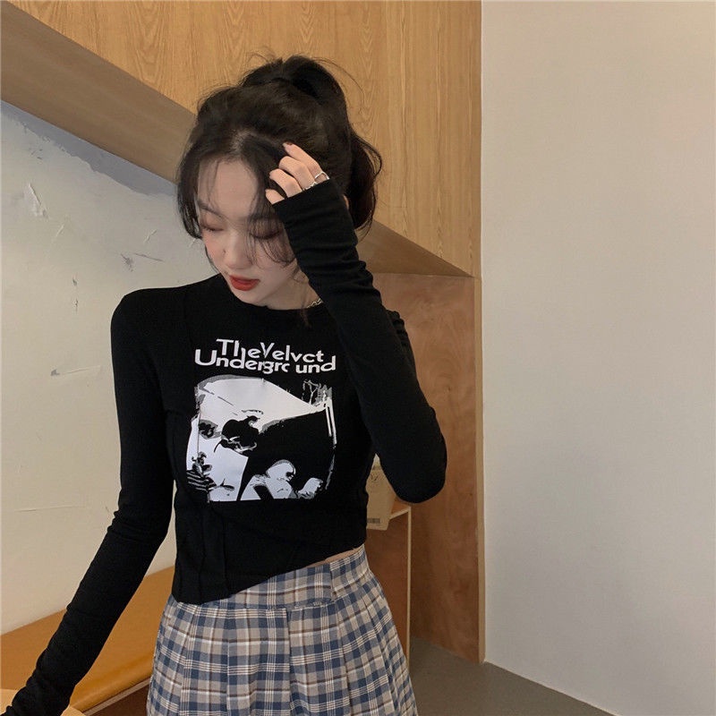 Áo Croptop Tay Dài Thiết Kế Độc Đáo JH-CX-43