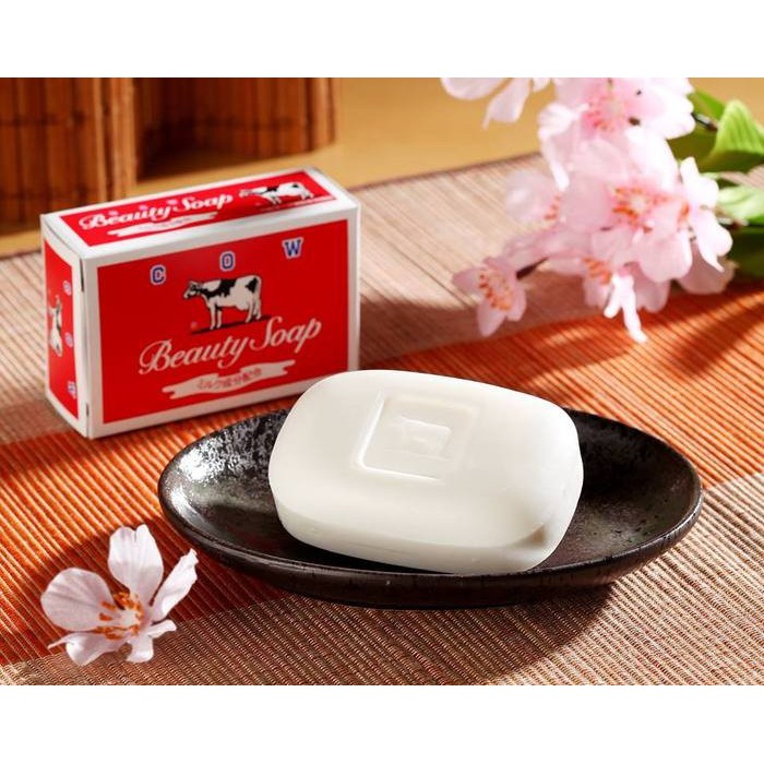 XÀ PHÒNG COW KYOSHINSHA BEAUTY SOAP DÙNG CHO TOÀN THÂN VÀ MẶT - HÀNG NHẬT NỘI ĐỊA, chiết xuất từ sữa bò giúp da mịn màn