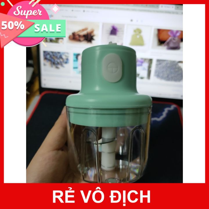 Máy Xay Mini Sạc Điện Đa Năng, Máy Xay Cầm Tay Sạc điện 250ML có cổng sạc USB