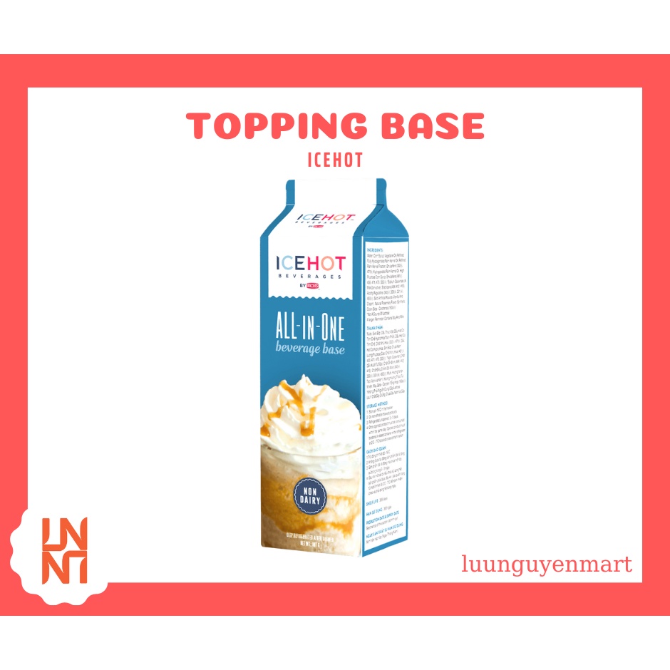 Kem Béo Thực Vật Rich Lùn & Kem Base Ice Hot dùng trang trí và làm bánh cao cấp - Bảo Quản Lạnh Chỉ Giao Hỏa Tốc
