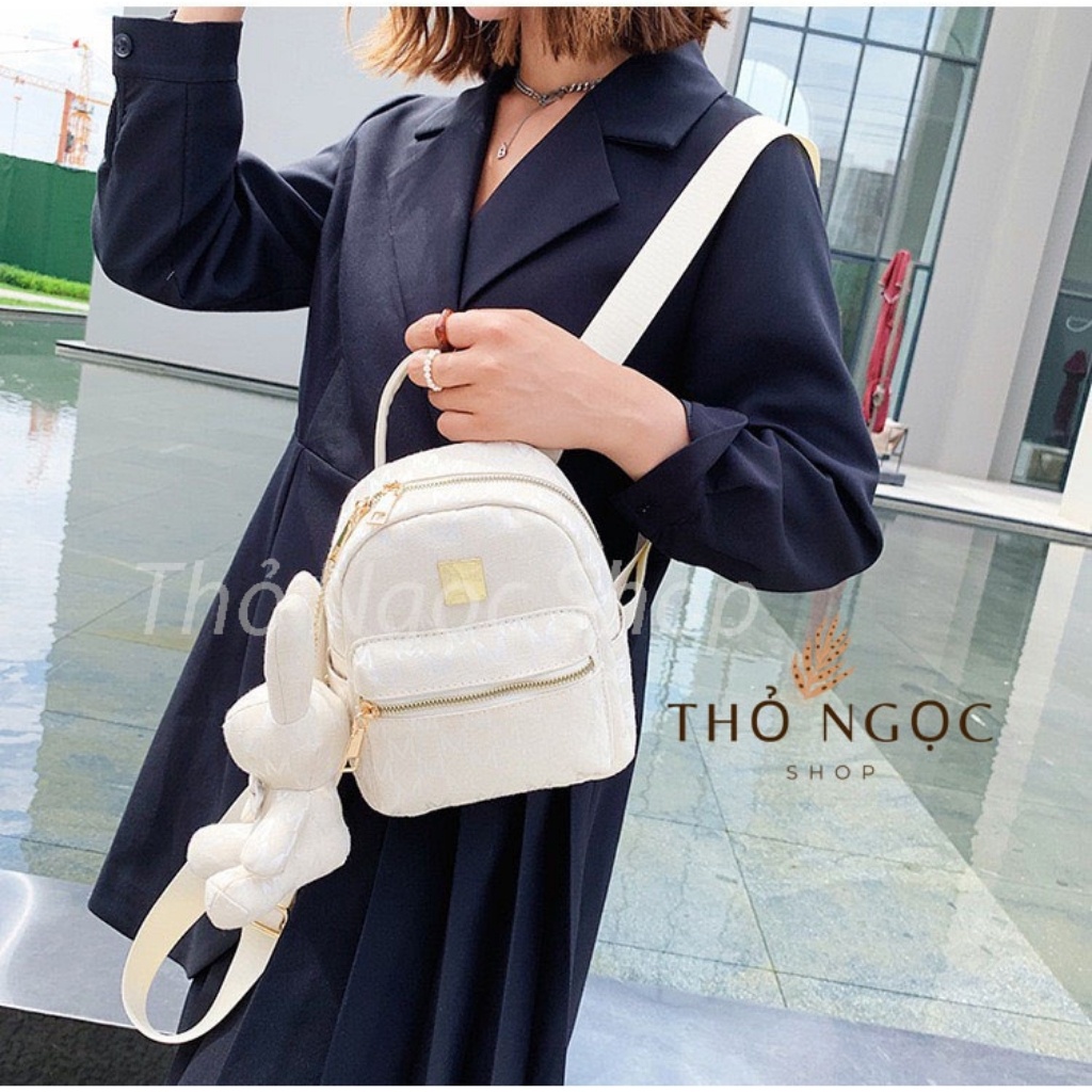 Balo Nữ ❤FreeShip❤ Balo Mini Chất Da Đẹp Kiểu Dáng Trẻ Trung Sành Điệu Size 19