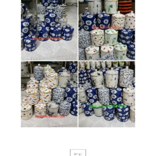 Vại muối dưa cao cấp bát tràng