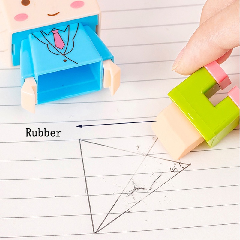 Gọt Bút Chì Người Gỗ Danbo - 2 Đầu Gọt - Tặng Kèm 1 Gôm Tẩy