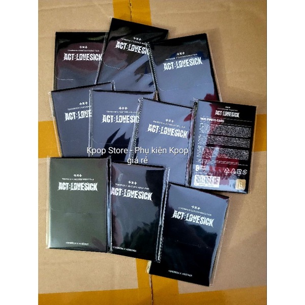 Chính hãng - mini photocard TXT lovesick ảnh thẻ,