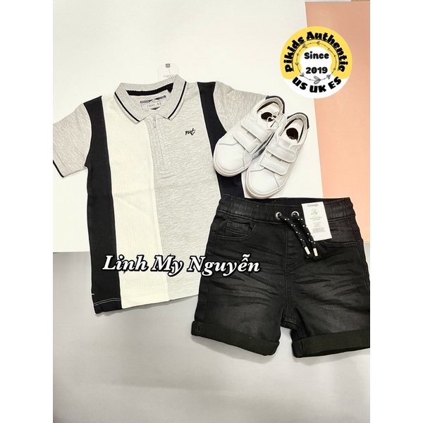 Áo polo Next cotton bé trai 9/12 - 6/7y