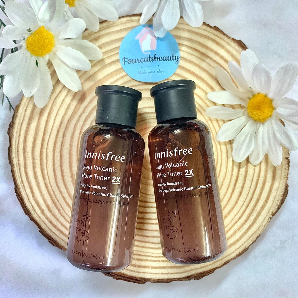 Minisize 50ml Nước Hoa Hồng Chiết Suất Từ Tro Núi Lửa Innisfree Jeju Volcanic Pore Toner Ex 200ml