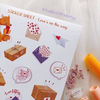 Bullet Journal Sticker - happy mail - trang trí sổ