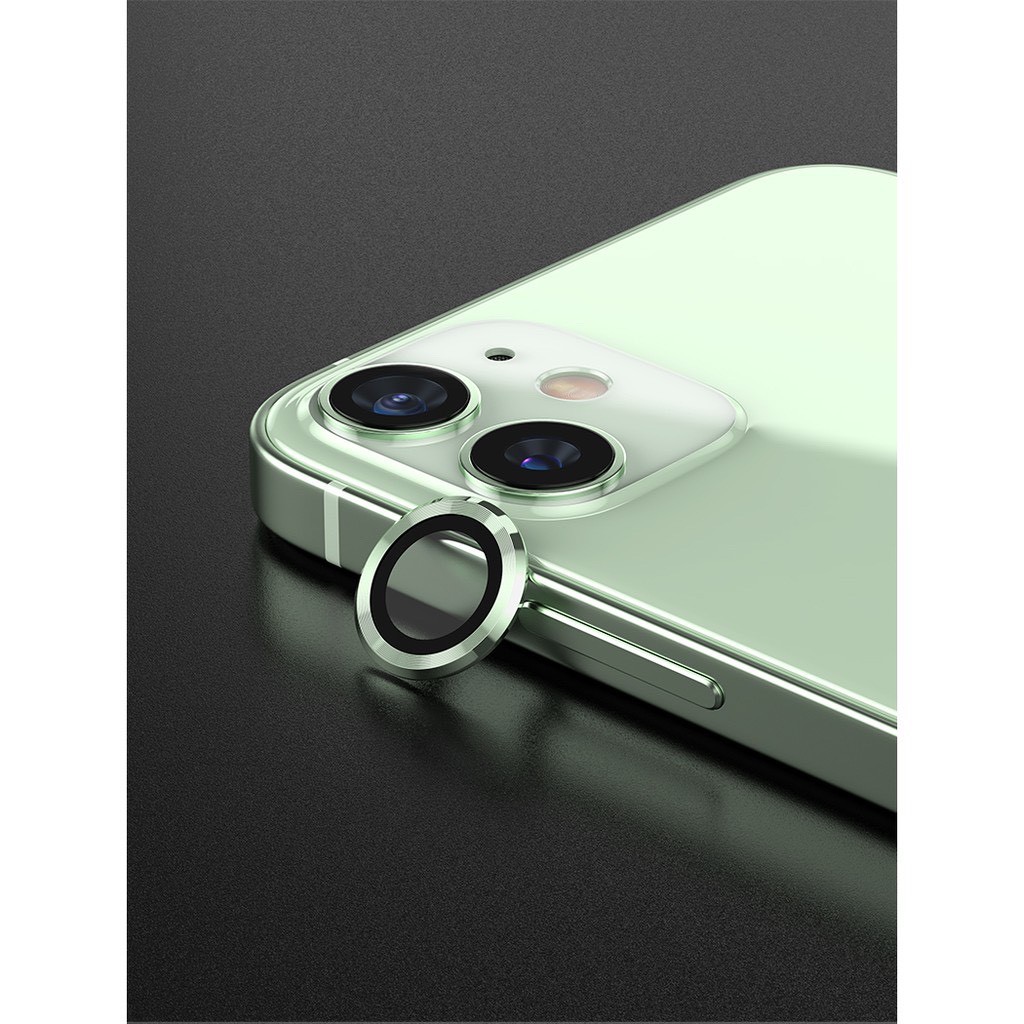 Viền nhôm bảo vệ camera chống xước cho IPhone 11 PRO MAX MINI 12PRO 12PROMAX- ĐỦ MÀU THEO MÁY