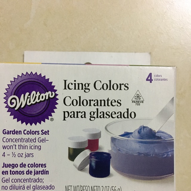 Set 4 màu wilton