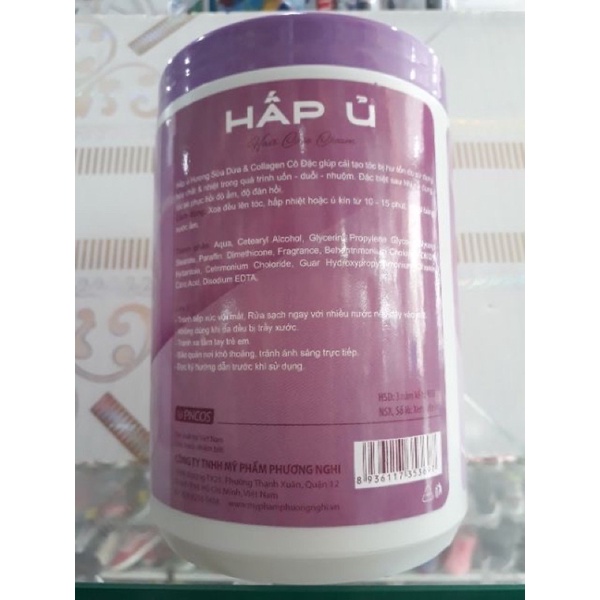 Kem ủ tóc hương sữa dừa và collagen 1000ml