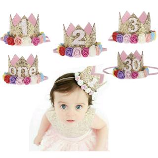 1 Nón Sinh Nhật Hình Vương Miện Công Chúa 1st 2nd 3rd