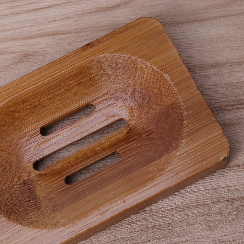 Khay Giá Đỡ Xà Phòng Bằng Gỗ Tre Tự Nhiên Cho Phòng Tắm