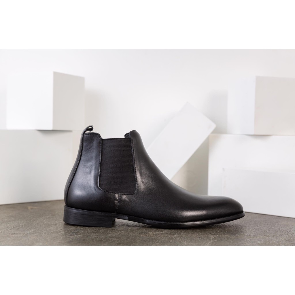 Giày da nam Chelsea Boots Da Pu Cao Cấp Đế Cao Su Êm Cực Bền Made in VIETNAM [Tặng lót Đế] | BigBuy360 - bigbuy360.vn