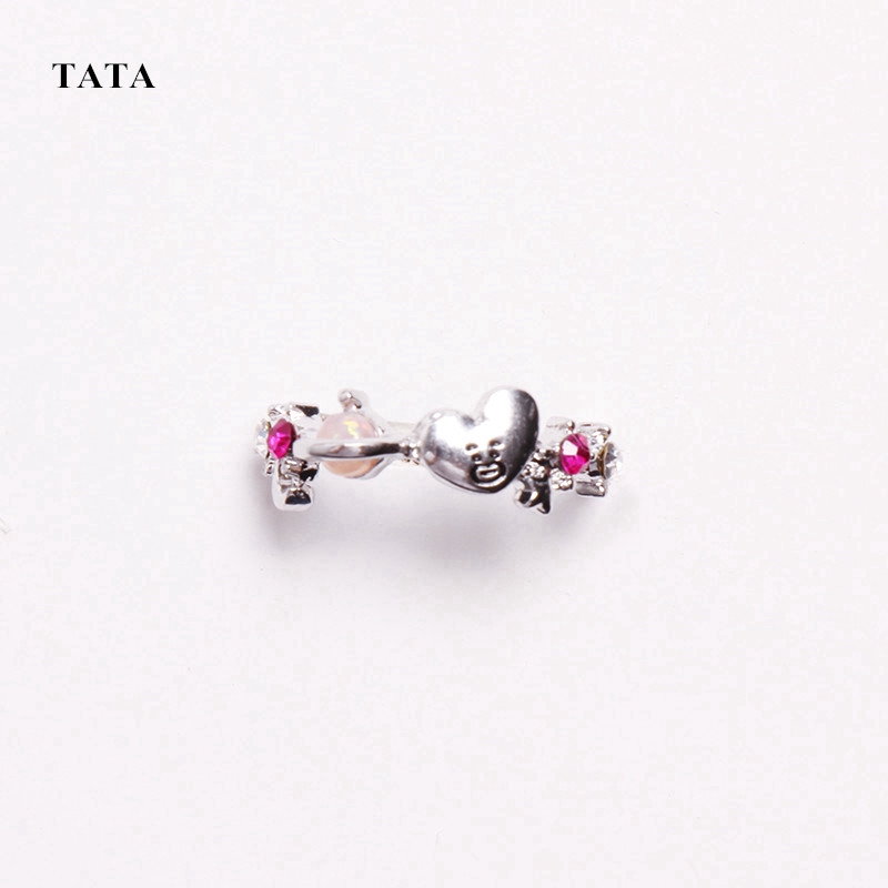 Nhẫn họa tiết hoạt hình cho fan hâm mộ nhóm nhạc BTS