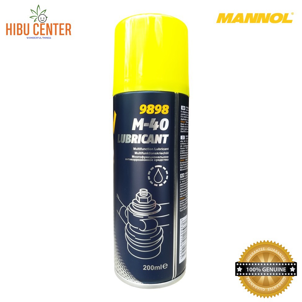 Dầu Bôi Trơn, Chống Gỉ, Bảo Vệ Kim Loại, Đa Năng MANNOL 9895 | 9898 | 9892 | 9899 M-40 Lubricant, Hàng Đức Chính Hãng